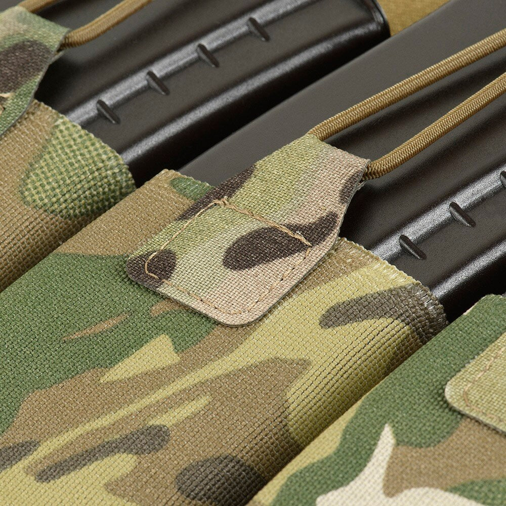 Ładownica elastyczna M-Tac Elite Laser Cut na 3 magazynki karabinowe - Multicam