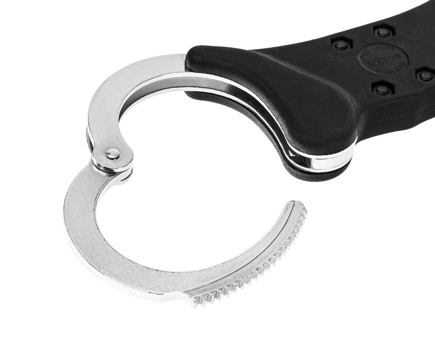 Kajdanki sztywne Alcyon Rigid steel srebrne