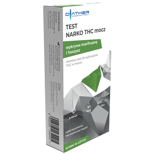 Narkotest Diather Narko THC na marihuanę i haszysz w moczu