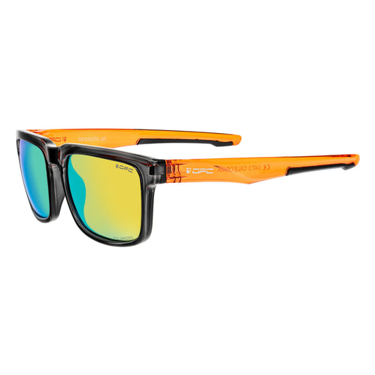 Okulary przeciwsłoneczne OPC Lifestyle California Black/Orange Revo z polaryzacją