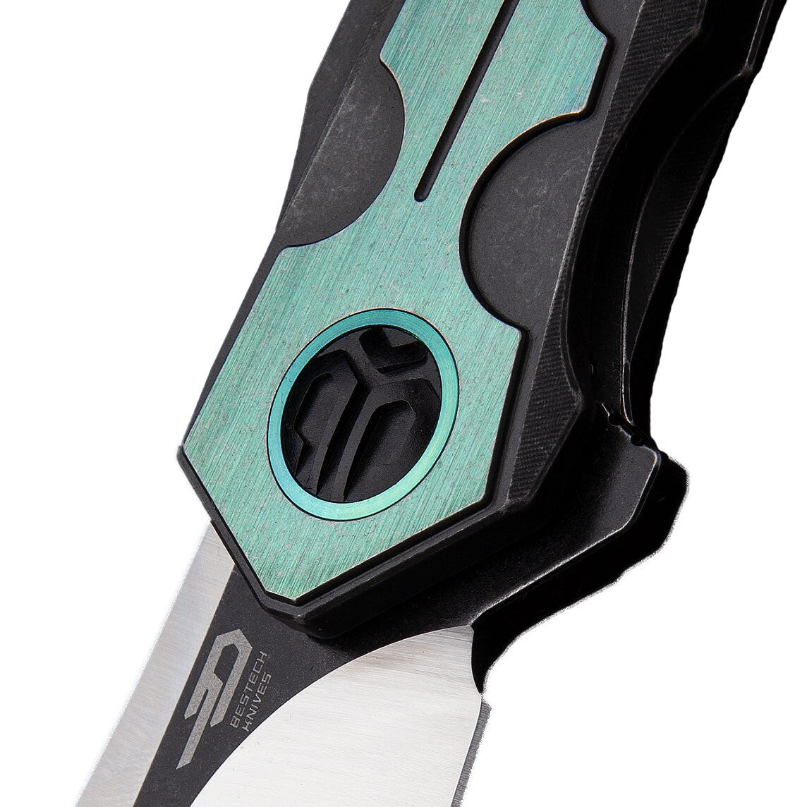 Nóż składany Bestech Knives Samari - Black/Green