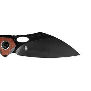 Nóż składany Bestech Knives Nogard - Black Titanium/Natural Micarta Canvas