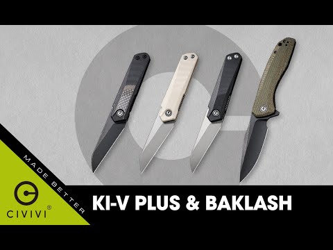 Nóż składany Civivi Ki-V Plus G10 - Black