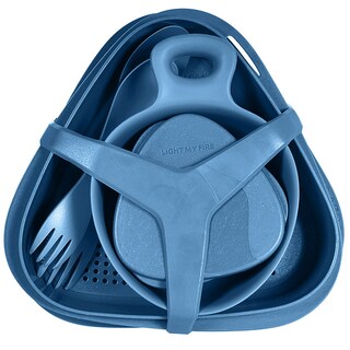 Zestaw turystyczny Light My Fire Outdoor MealKit Bio - Hazy Blue