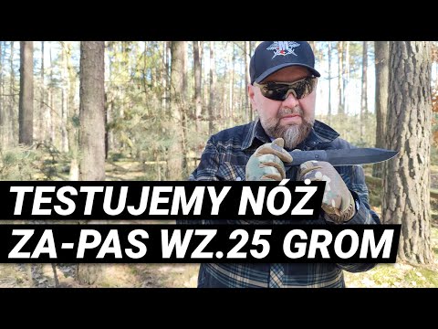 Nóż Za-Pas WZ.25 Grom Plus Kydex Stonewashed - Black