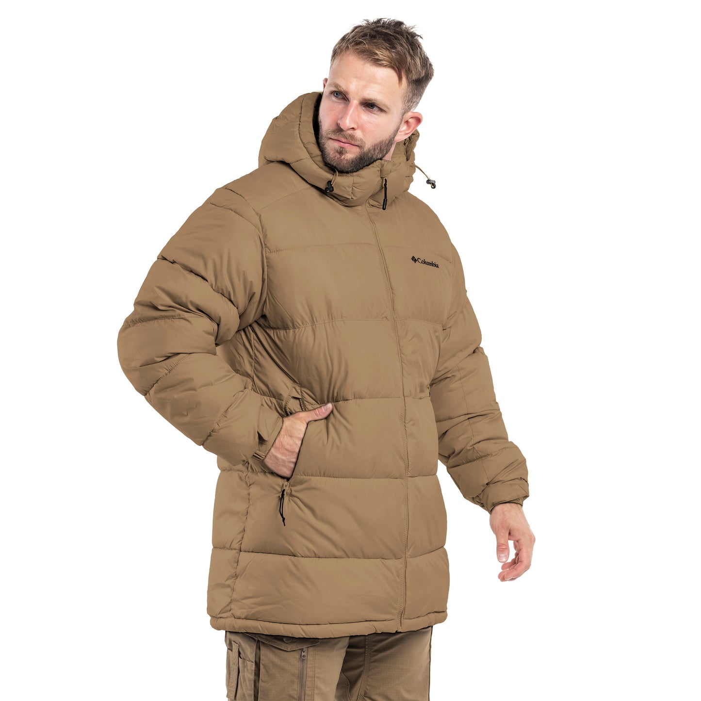 Kurtka Columbia Pike Lake Puffer Parka - Delta