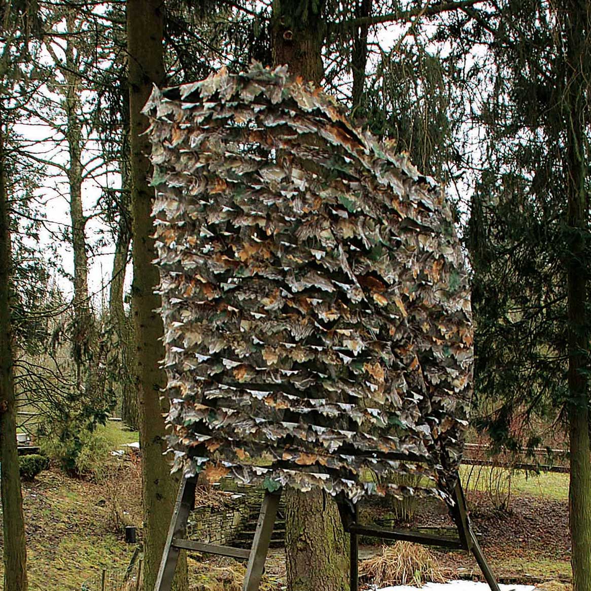 Siatka maskująca Eurohunt 1,5 x 3 m - Leaves-look