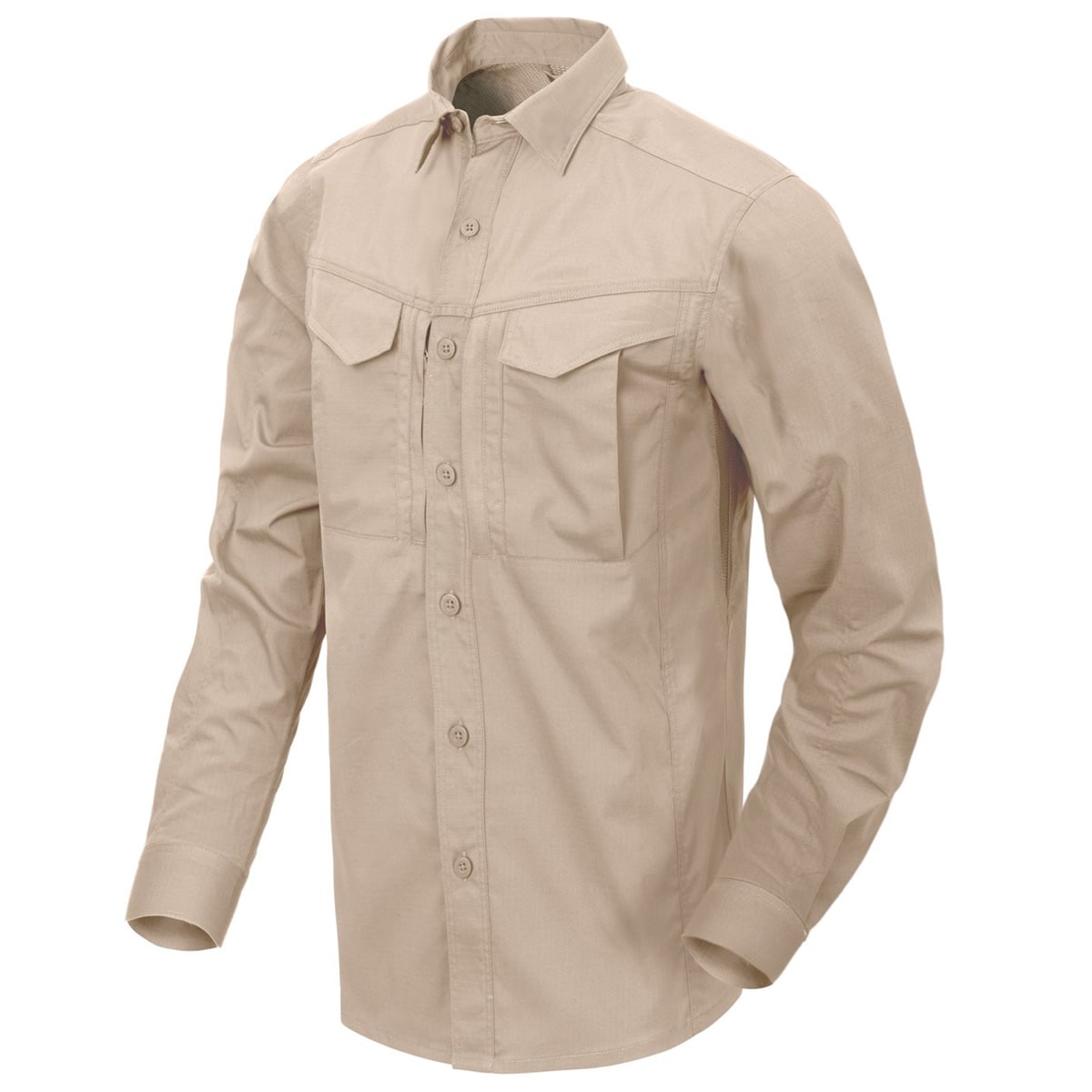 Koszula Helikon Defender Mk2 PolyCotton Ripstop Long Sleeve - Khaki