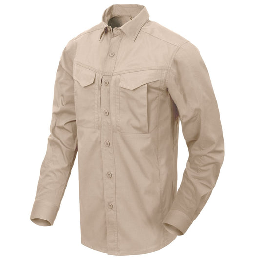 Koszula Helikon Defender Mk2 PolyCotton Ripstop Long Sleeve - Khaki