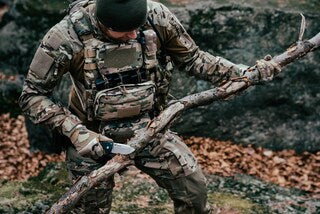 Modułowa kamizelka taktyczna Helikon Guardian Military Set MultiCam - na płyty L