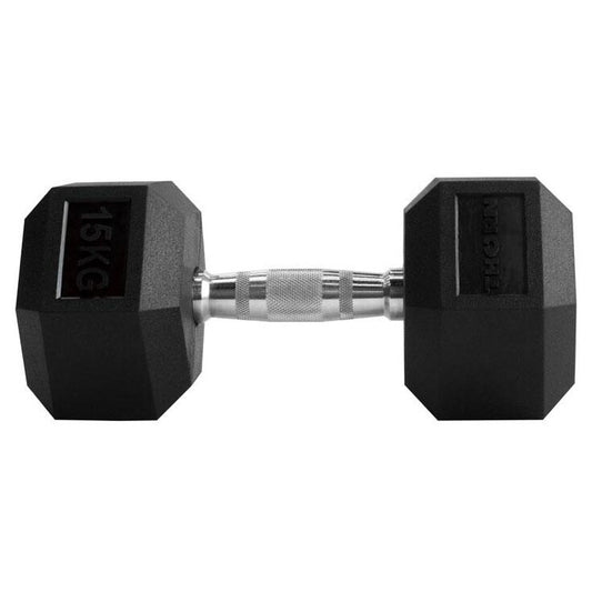 Hantel heksagonalny Thorn+Fit Hex Rubber 15 kg