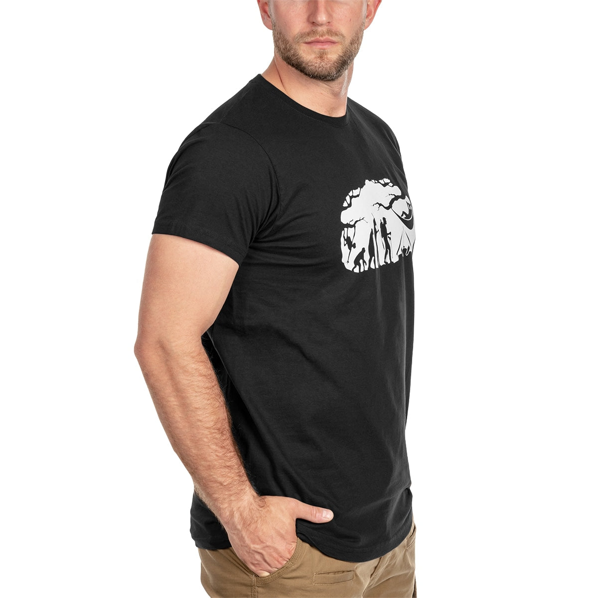 Koszulka T-Shirt TigerWood Bushcraft Evolution - Czarna