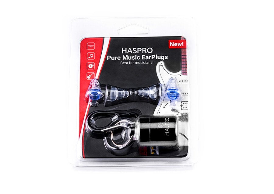Zatyczki do uszu Haspro Pure Music Universal - Blue
