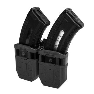 Podwójna ładownica obrotowa ESP z montażem UBC-08 na magazynki AK - Black