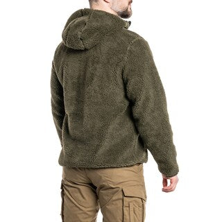 Polar Brandit Teddyfleece Worker Pullover - Olive