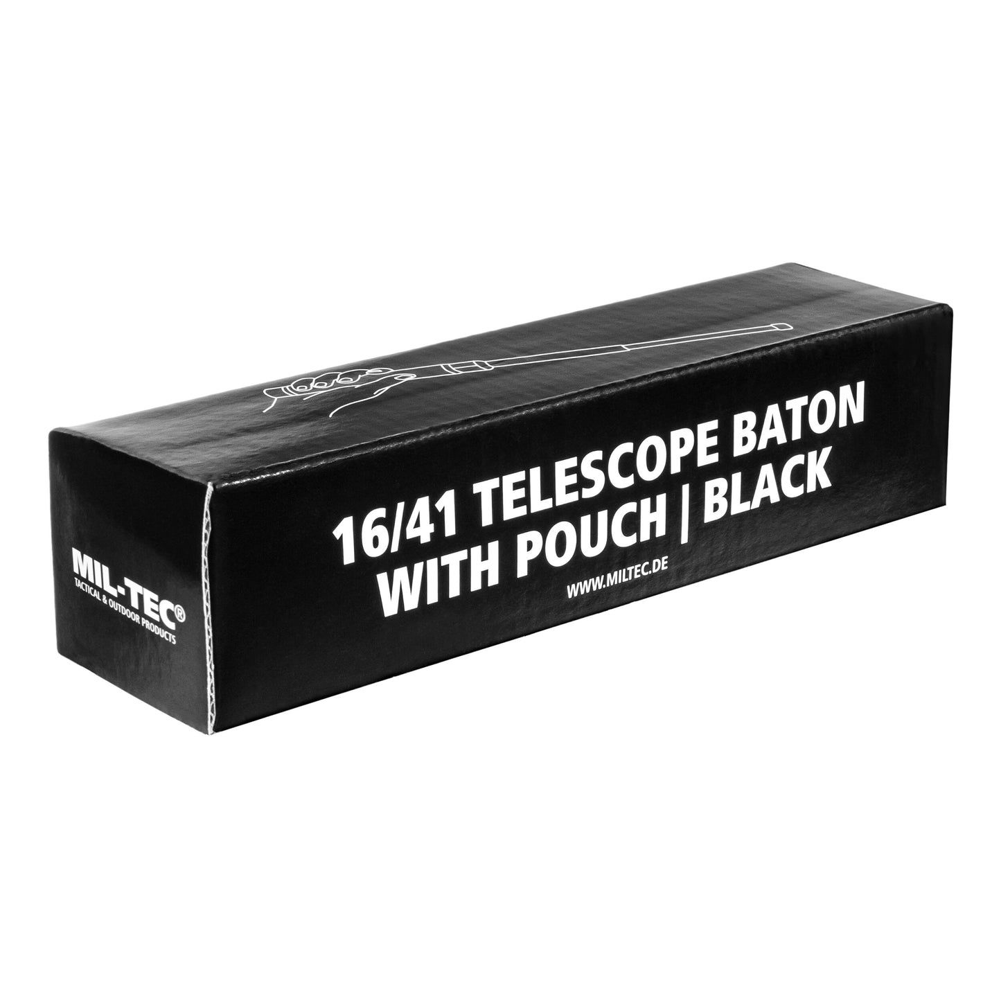 Pałka teleskopowa Mil-Tec 16" z pokrowcem