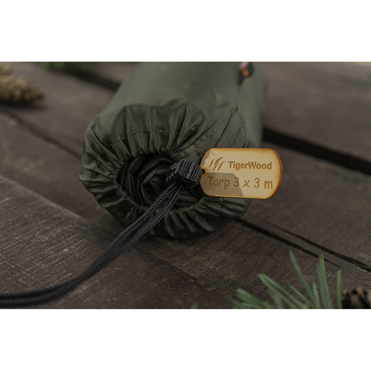 Płachta biwakowa TigerWood Termo Tarp 3x3 - Olive