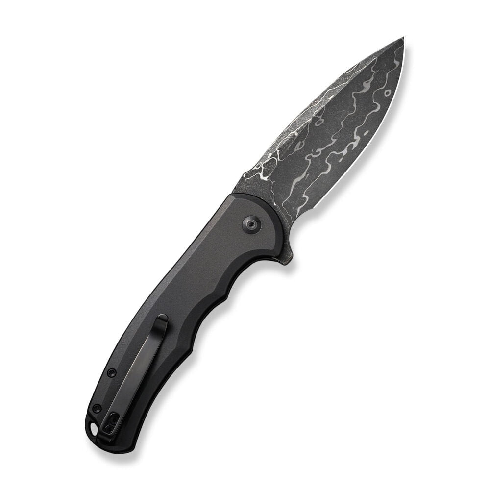 Nóż składany Civivi Praxis Aluminium - Black Damascus