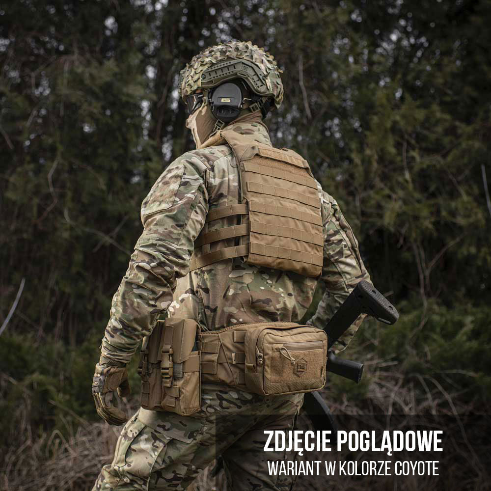 Kamizelka taktyczna typu Plate Carrier M-Tac Cuirass Fast QRS - Black - na płyty Medium