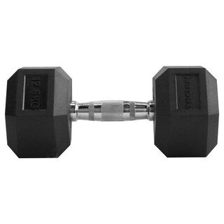 Hantel heksagonalny Thorn+Fit Hex Rubber 12,5 kg