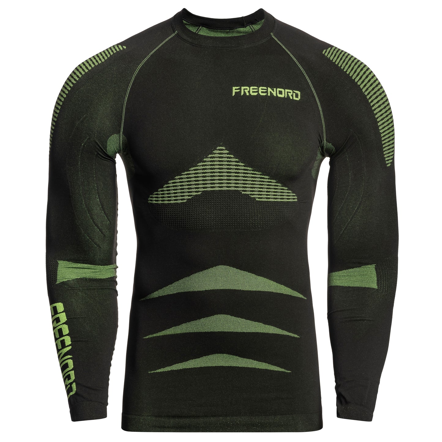 Koszulka termoaktywna FreeNord EnergyTech Long Sleeve - Black/Green
