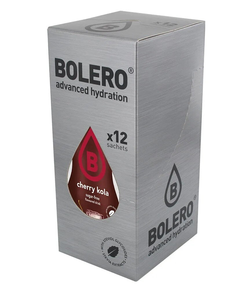 Napój w proszku Bolero Cherry Cola ze stewią 9 g - 12 szt.