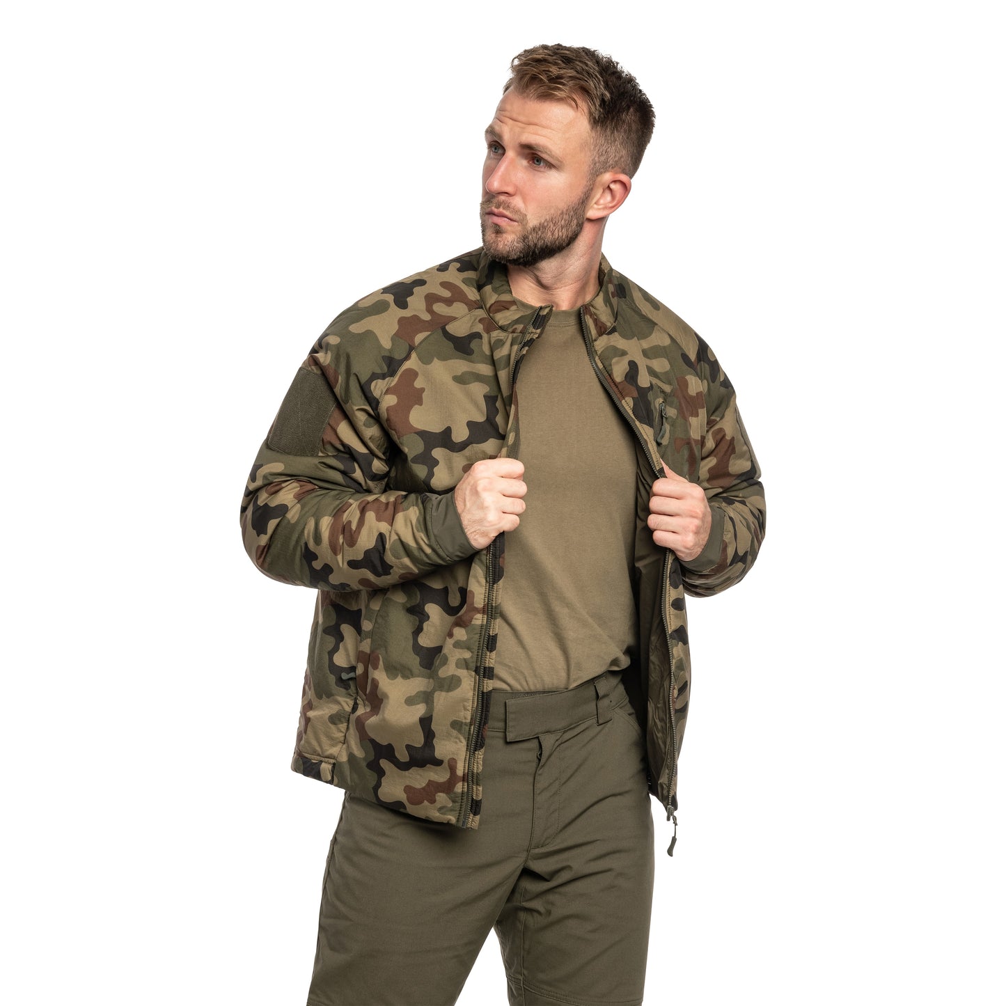 Kurtka Helikon Wolfhound Climashield Apex - wz.93 Pantera PL Woodland