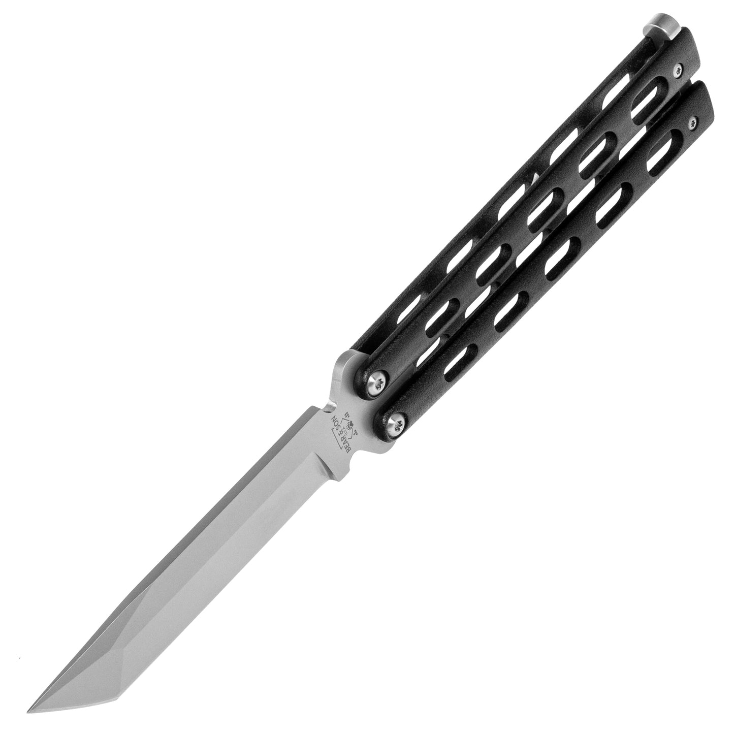 Nóż składany motylek Bear&Son Tanto Black