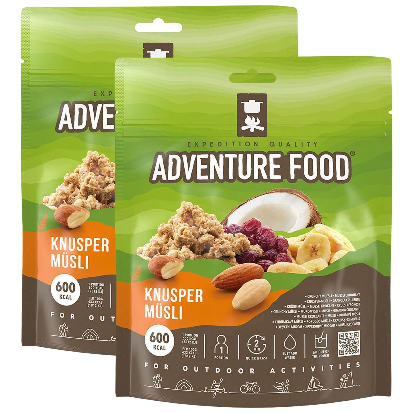 Żywność liofilizowana Adventure Food Musli wege 138 g - 2 szt.