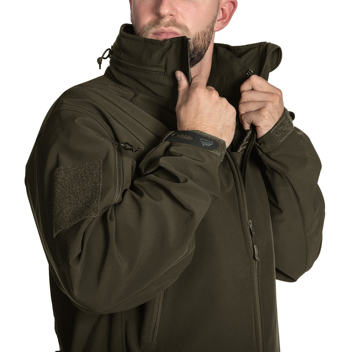 Kurtka Helikon Gunfighter Softshell Shark Skin Windblocker - Taiga Green