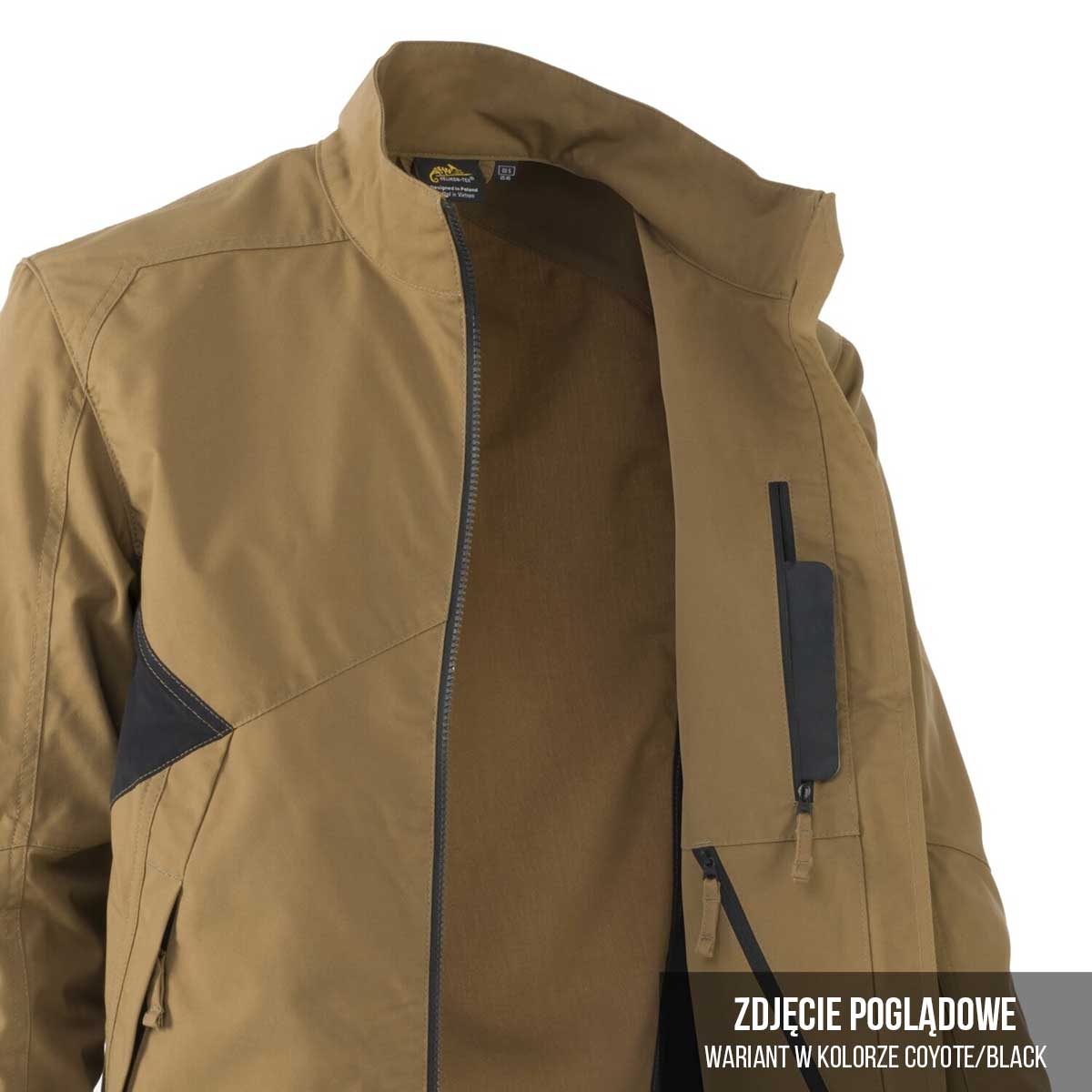 Kurtka Helikon Greyman - Taiga Green/Black
