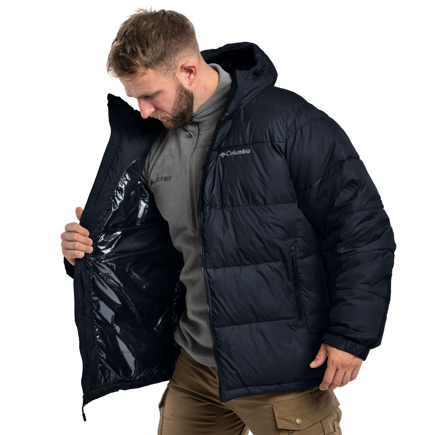 Kurtka Columbia Pike Lake II Hooded - Black