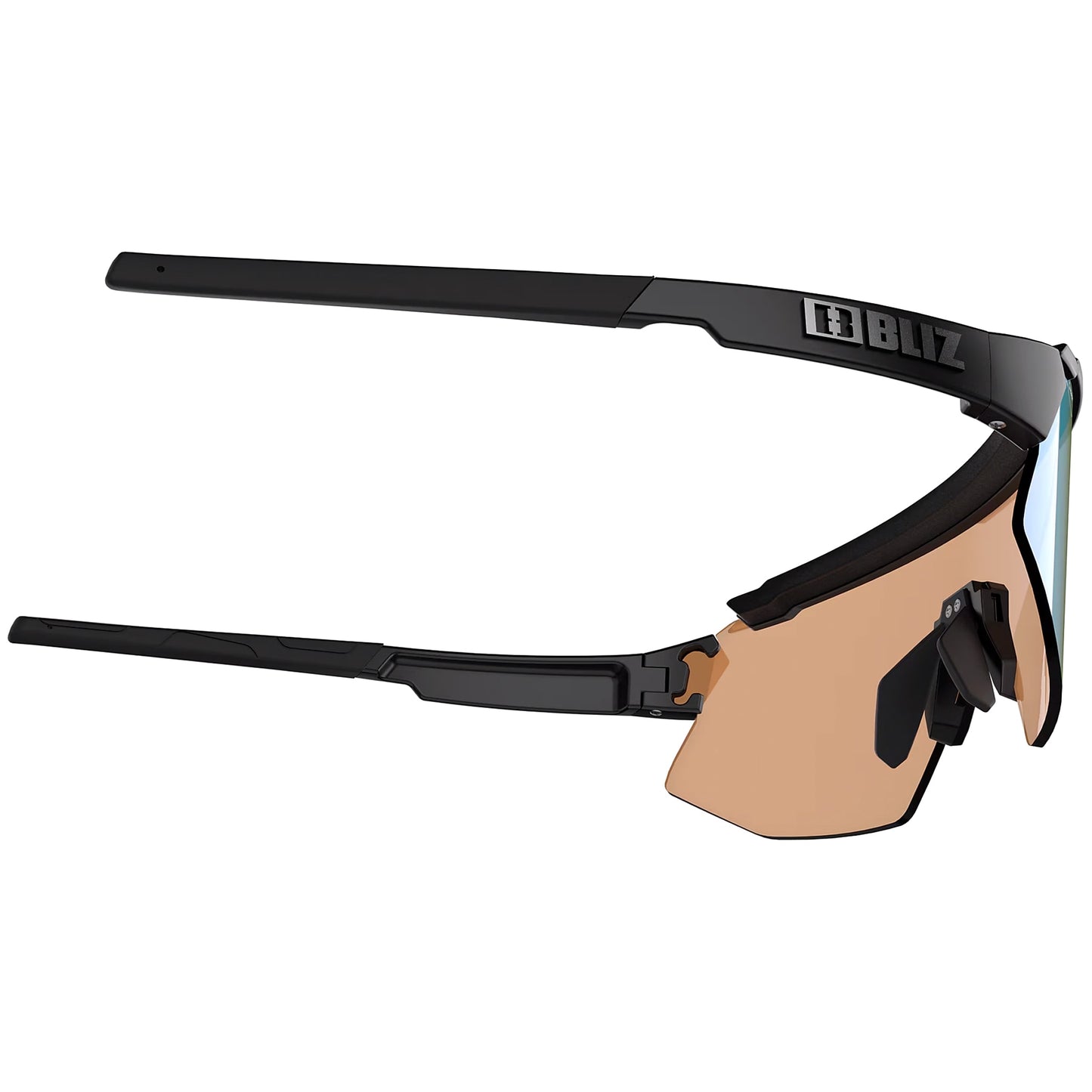 Okulary Bliz Breeze - Matt Black/Coral Orange Blue/Brown Silver