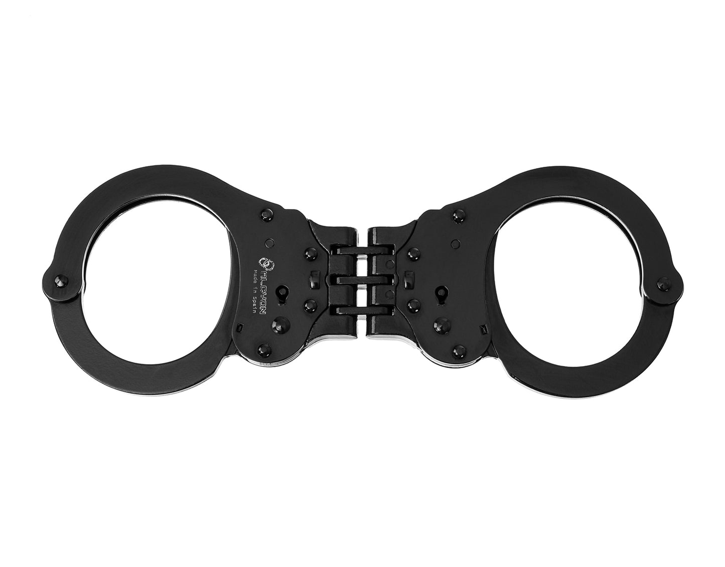 Kajdanki zawiasowe Alcyon Hinge Steel czarne