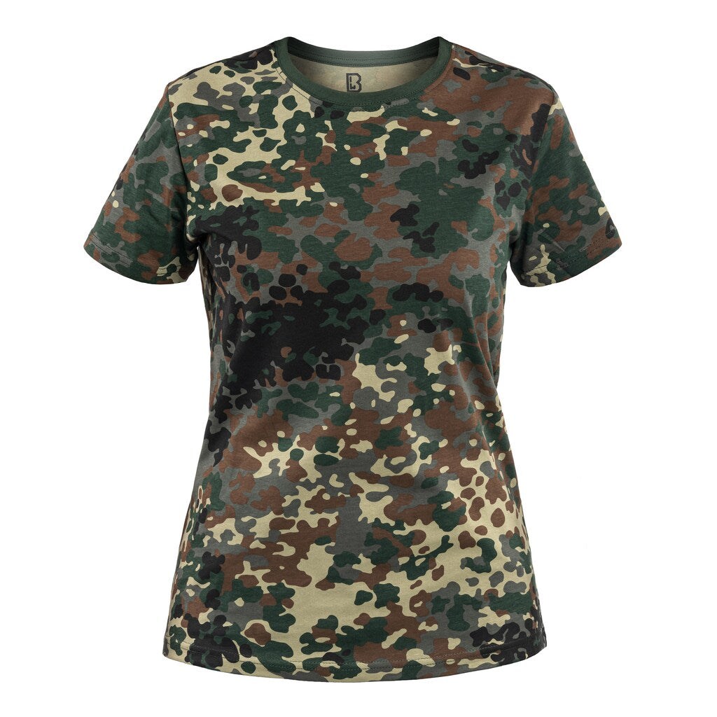 Koszulka T-shirt damska Brandit - Flecktarn
