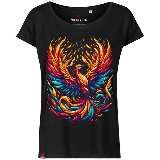 Koszulka T-shirt damska Voyovnik Rising Phoenix - Black