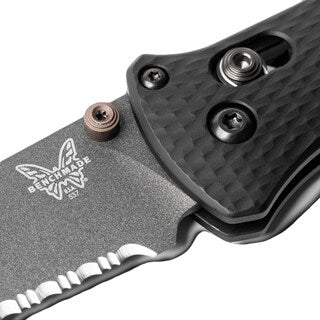 Nóż składany Benchmade Bailout CPM-M4 - Black Aluminum