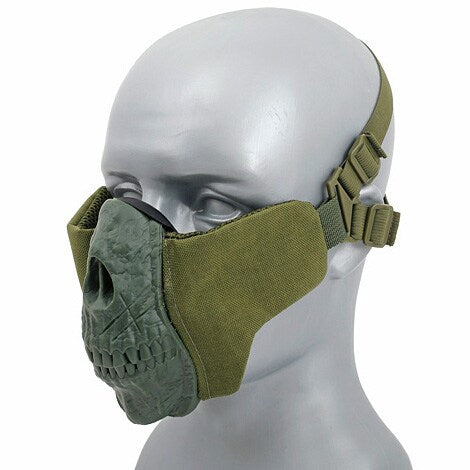 Maska ochronna CS Skull Face - olive