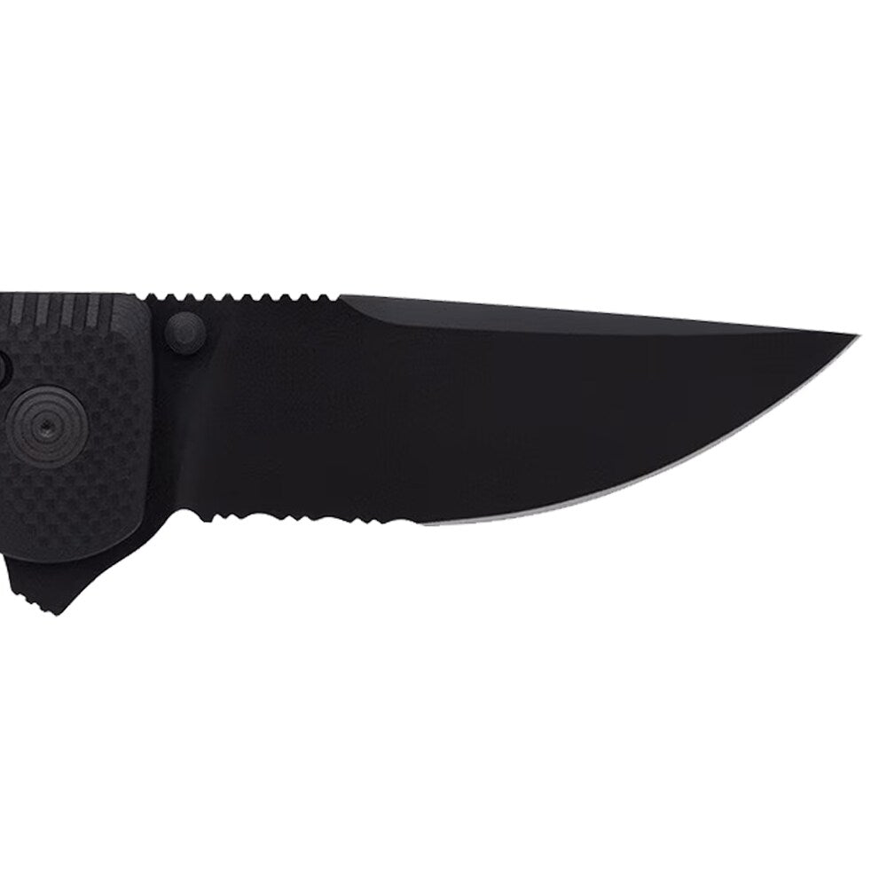 Nóż składany SOG TAC XR Serrated - Blackout