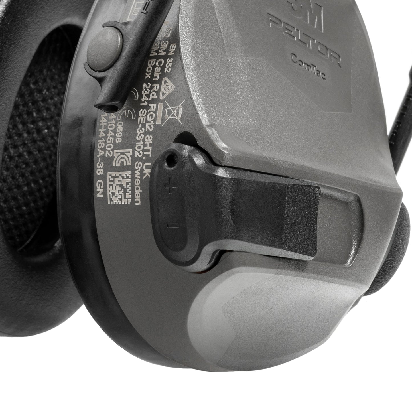 Ochronniki słuchu aktywne 3M Peltor ComTac VIII z mikrofonem - Grey