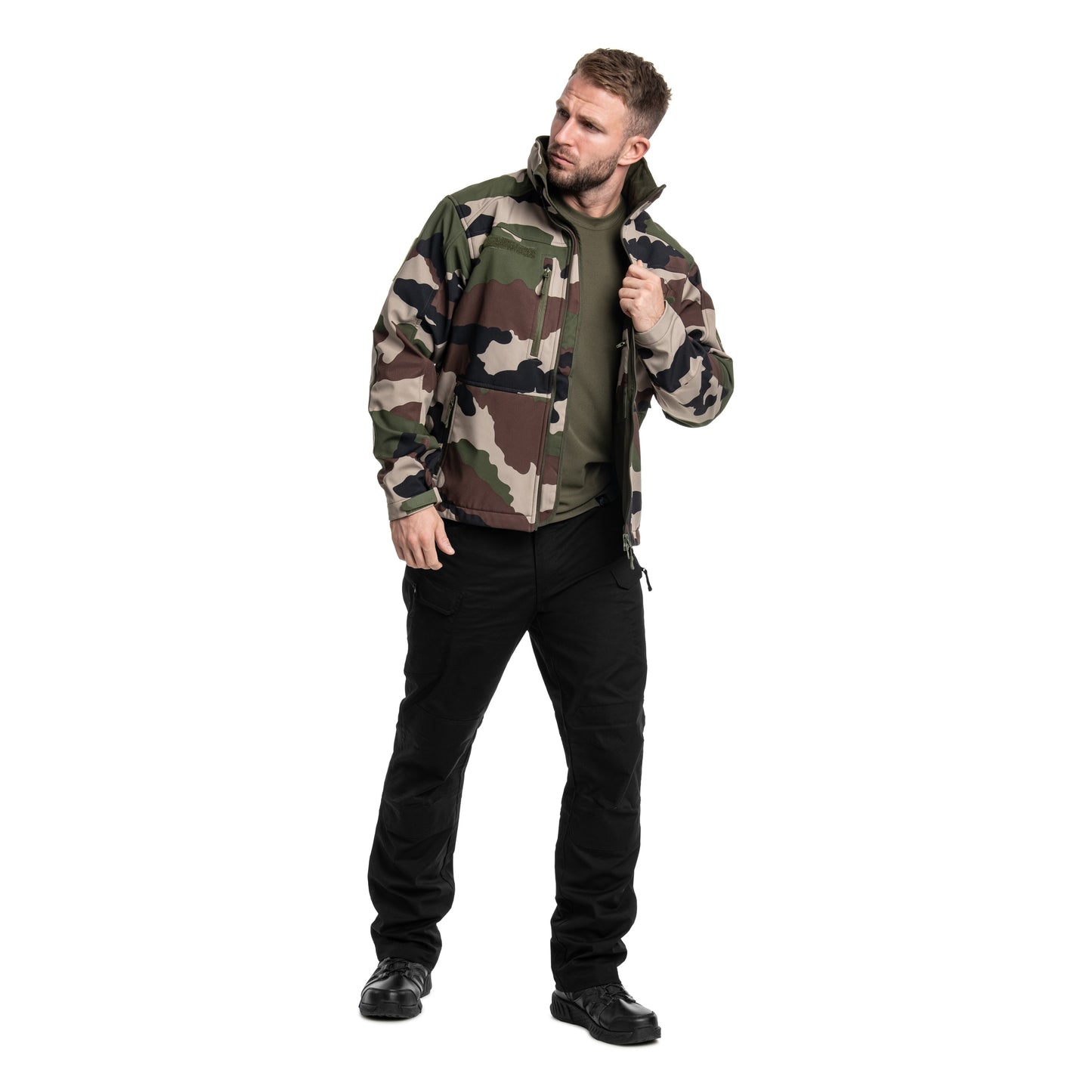Kurtka Mil-Tec SCU 14 Softshell - CCE Camo