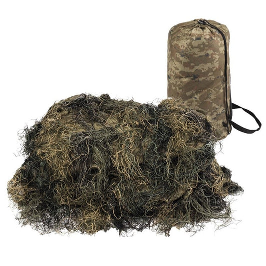 Siatka maskująca Mil-Tec Ghillie Cover Anti Fire 140x100 cm - Woodland