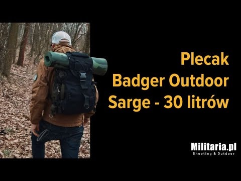Plecak Badger Outdoor Sarge 30 l Black
