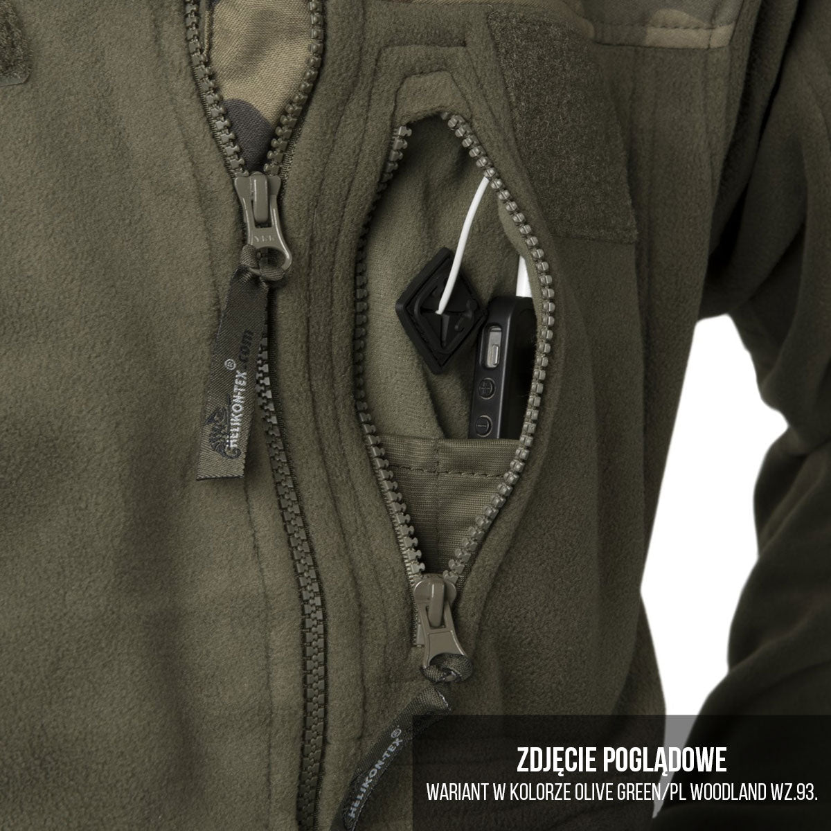 Polar Helikon Infantry - Black/wz.93 Pantera PL Woodland