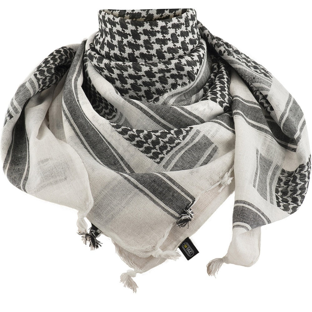 Arafatka chusta ochronna M-Tac Shemagh - Black/White