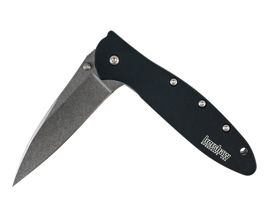 Nóż składany Kershaw Leek 1660SWBLK Stonewash Black