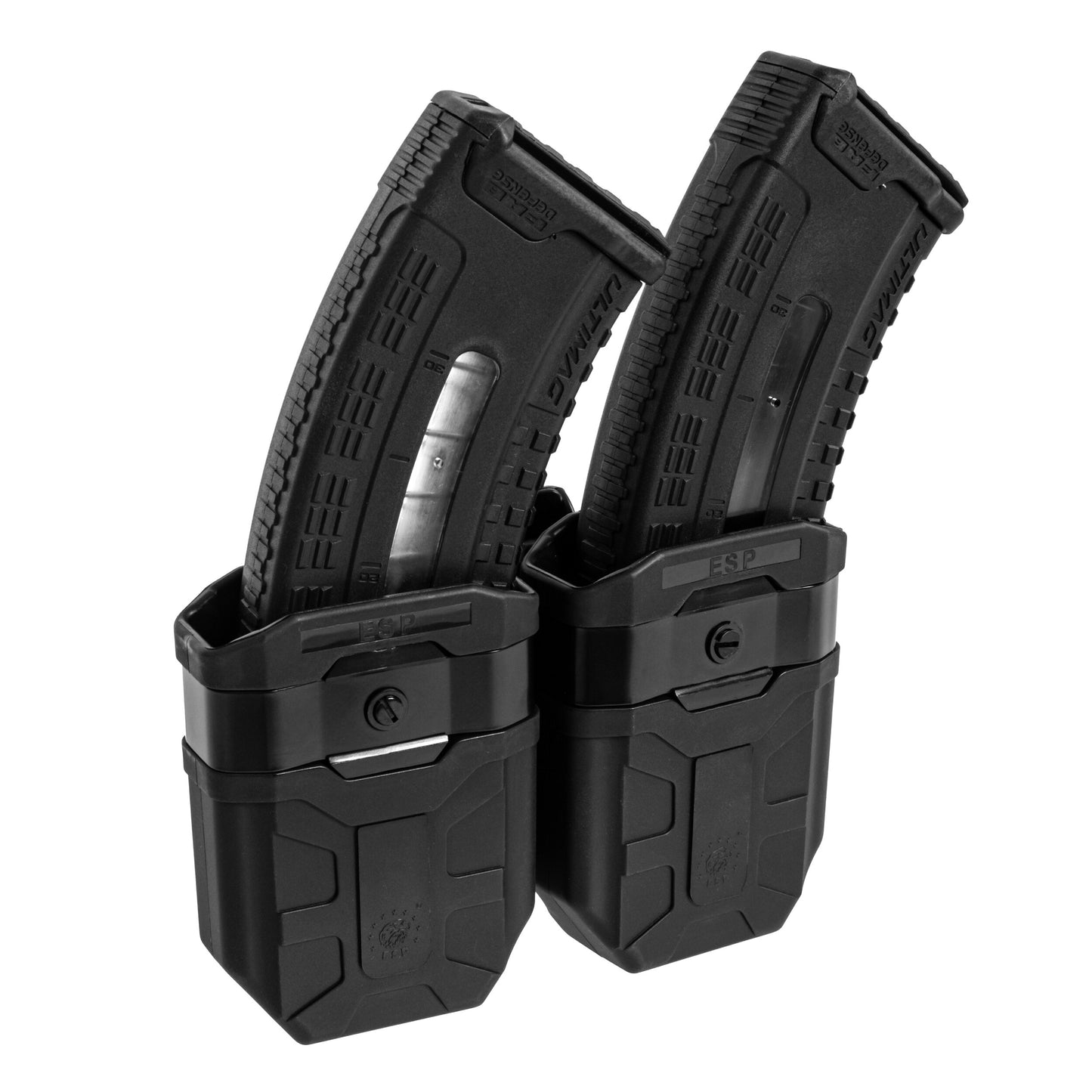 Podwójna ładownica obrotowa ESP z montażem UBC-04-2 na magazynki do AK - Black
