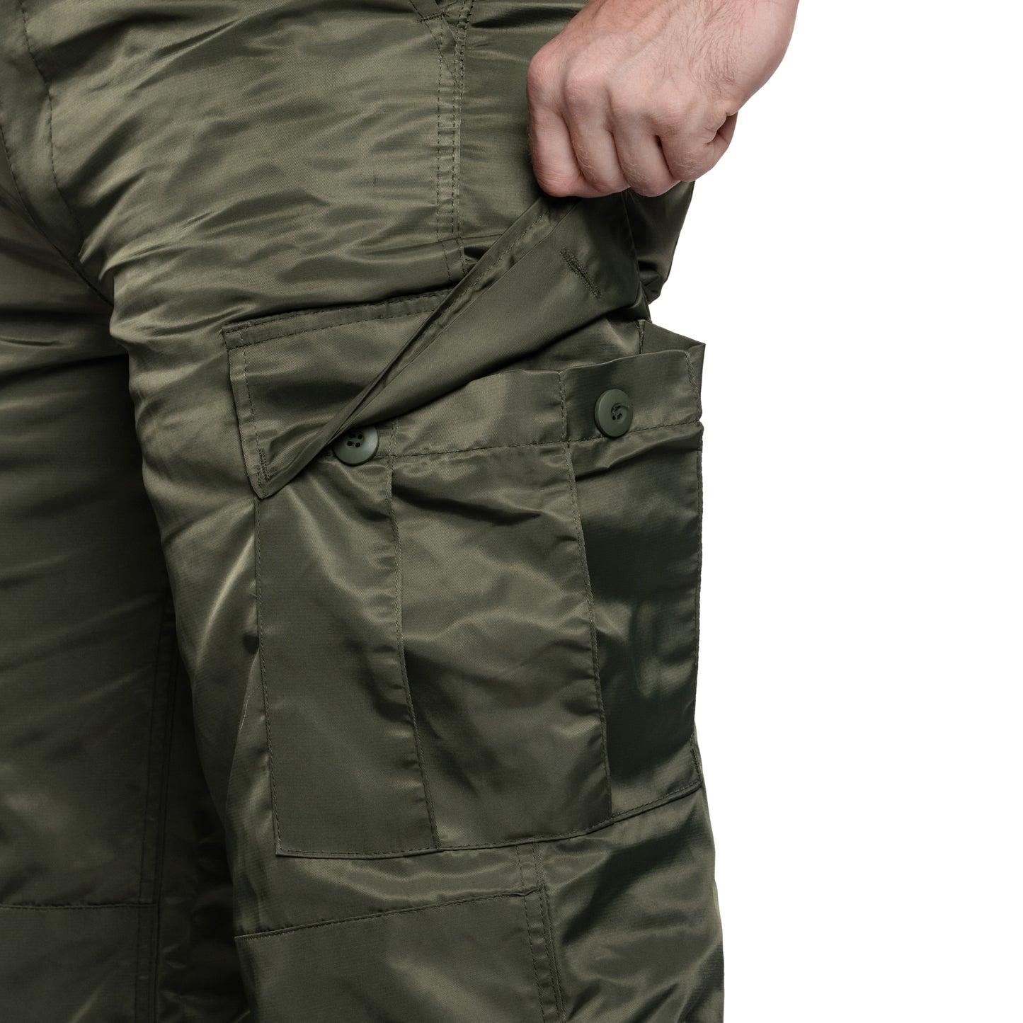 Spodnie ocieplane Brandit Thermo Pants - Olive