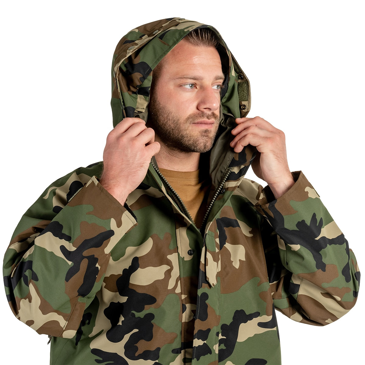Kurtka Mil-Tec Wet Weather 3-Layer Laminate Waterproof - Woodland