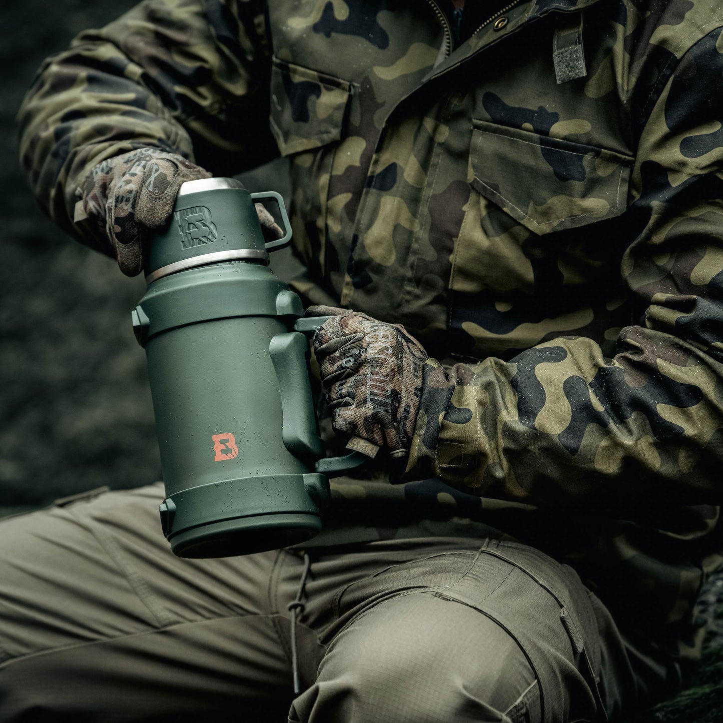 Termos Badger Outdoor Big Boy 1,3 l - Olive
